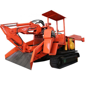 Free Shipping Hydraulic Electric Rock Mucking Machine Crawler Loader Underground Mucking Machine