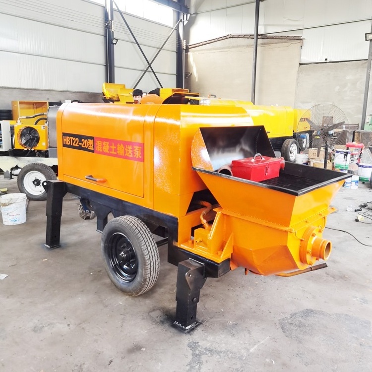 Mortar Concrete Pump Construction Machine With Cheap Price From Factory Diesel Trailer Pumps For Sale