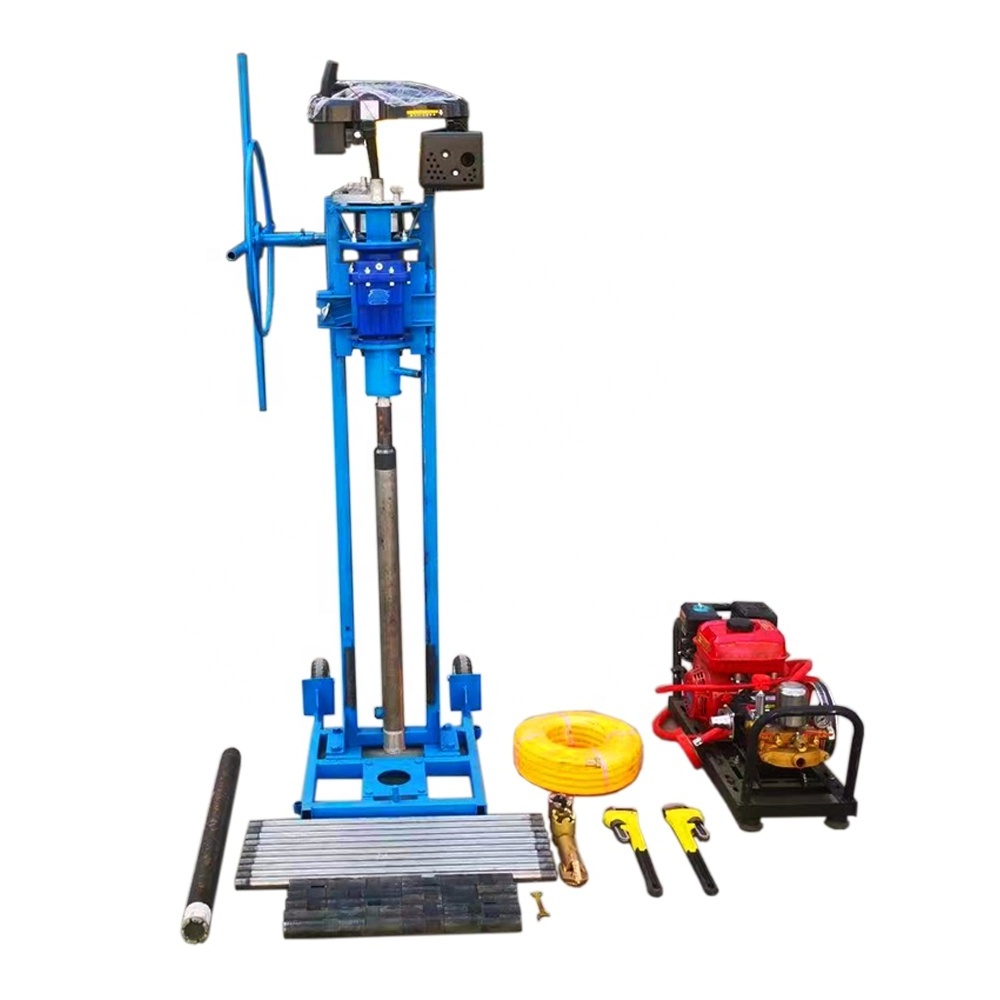 Hand Held 1-20 M Small Size Diesel Power Portable Borehole Soil Sample Drilling Machine