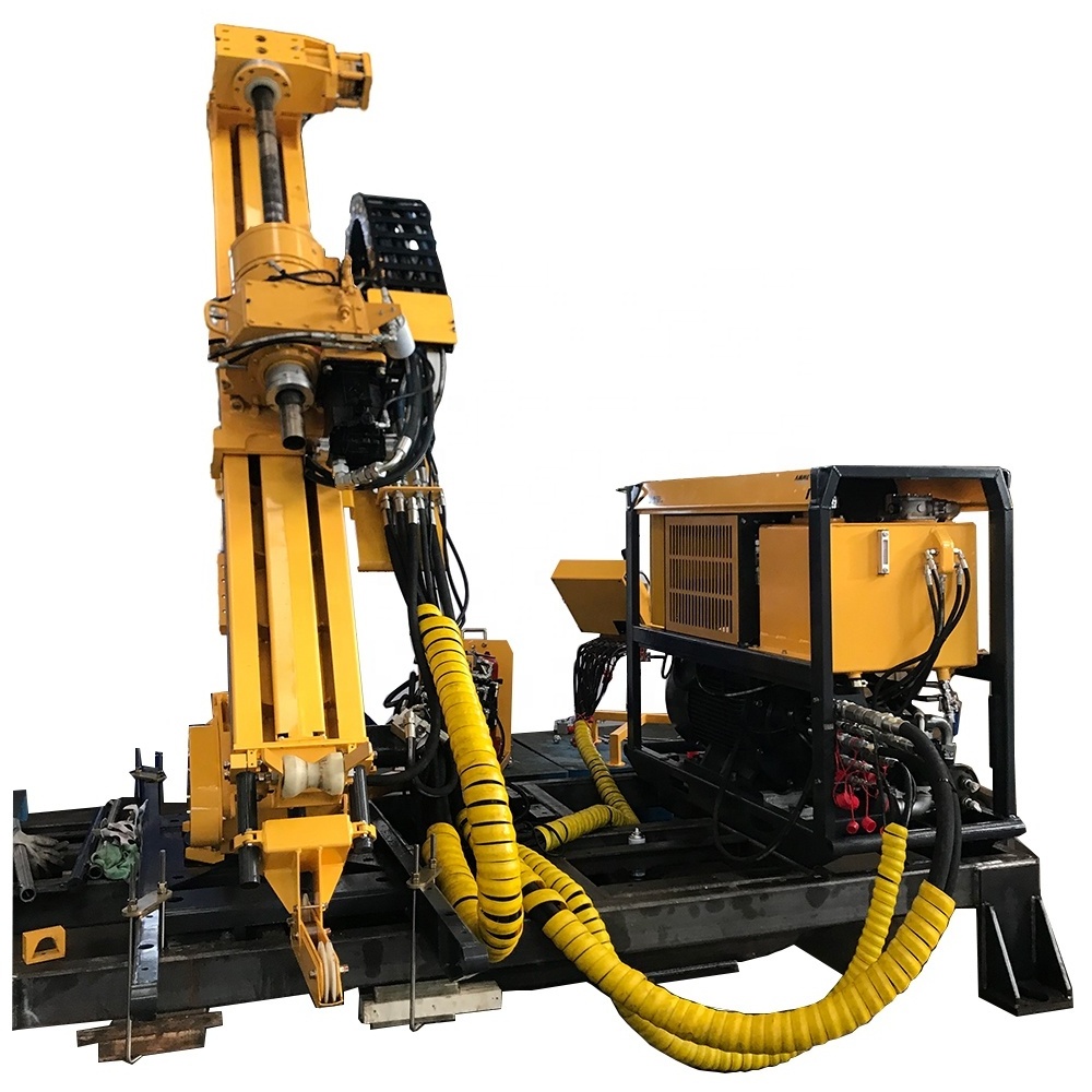 Factory Wholesale  90 mm Core Drilling Rig 600 m Exploration Full Hydraulic Rock Blasting Core Drilling Rig