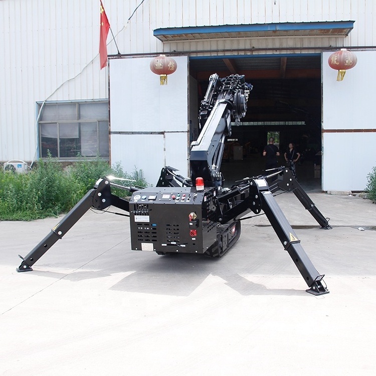 Construction Lifting Equipment Spider Crane 3 Ton Spider Crawler Hoist Cranes Lift Cranes With CE