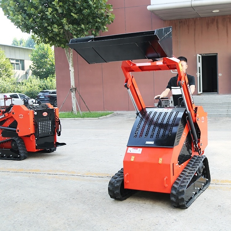 China Brand Mini Skid Steer Loader 1 Ton Diesel Wheel Skidsteer Loader 1 Ton Electric Small Crawelr Loaders