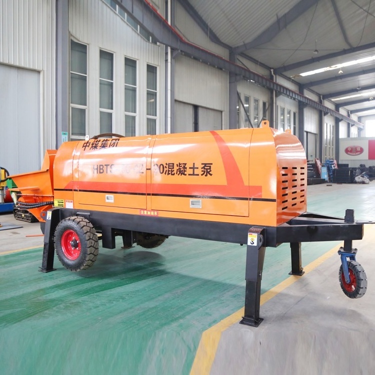 Mortar Concrete Pump Construction Machine With Cheap Price From Factory Diesel Trailer Pumps For Sale