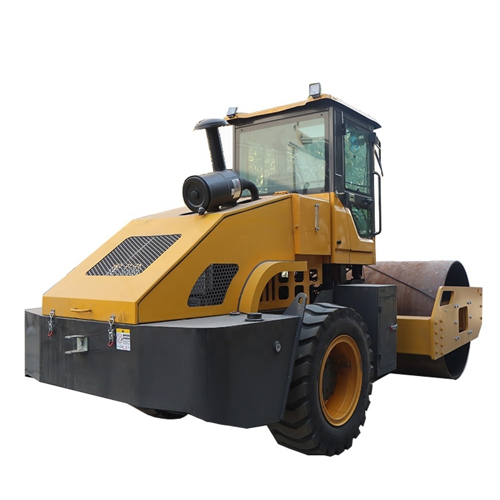 8Tons Heavy Big Large Wheel Rubber Tire Vehicle Asphalt Compactor Single Drum Road Rollers For Sale