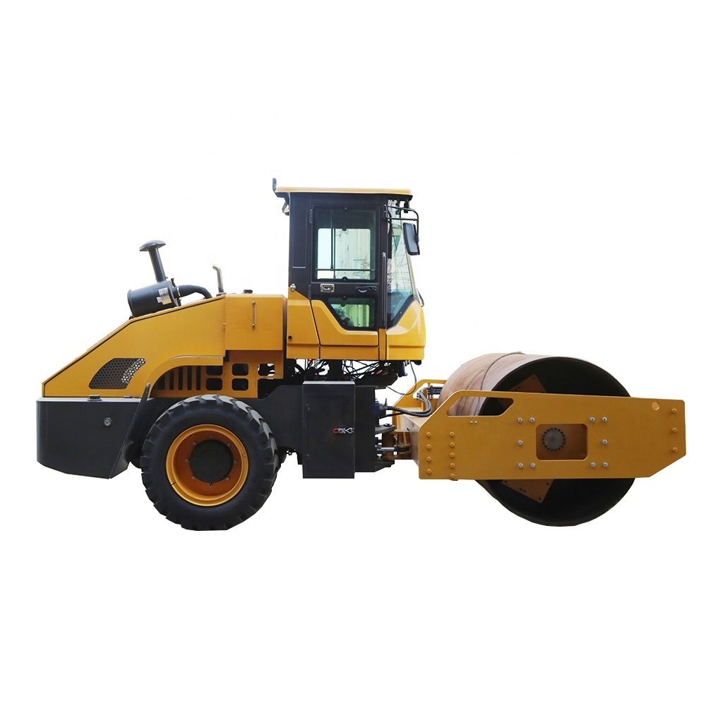 8Tons Heavy Big Large Wheel Rubber Tire Vehicle Asphalt Compactor Single Drum Road Rollers For Sale