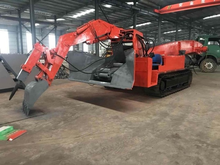 Free Shipping Hydraulic Electric Rock Mucking Machine Crawler Loader Underground Mucking Machine