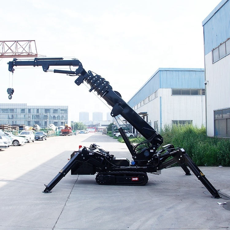 Construction Use 360 Degree Beta Tower Crane Building 3 Ton Boom Lifting Belt Spider Cranes