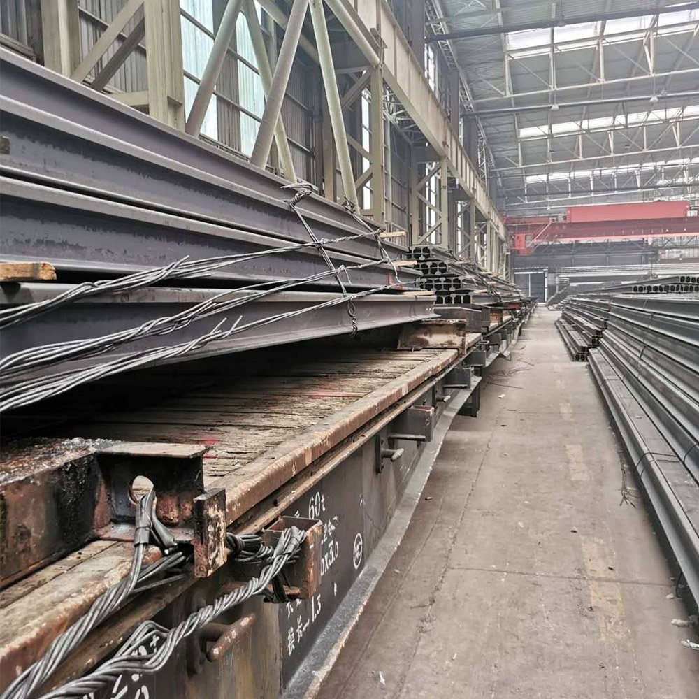 Innovative Design U71Mn Standard Heavy Railroad Railway Heat Treated Stainless Steel Crane Heavy Rail