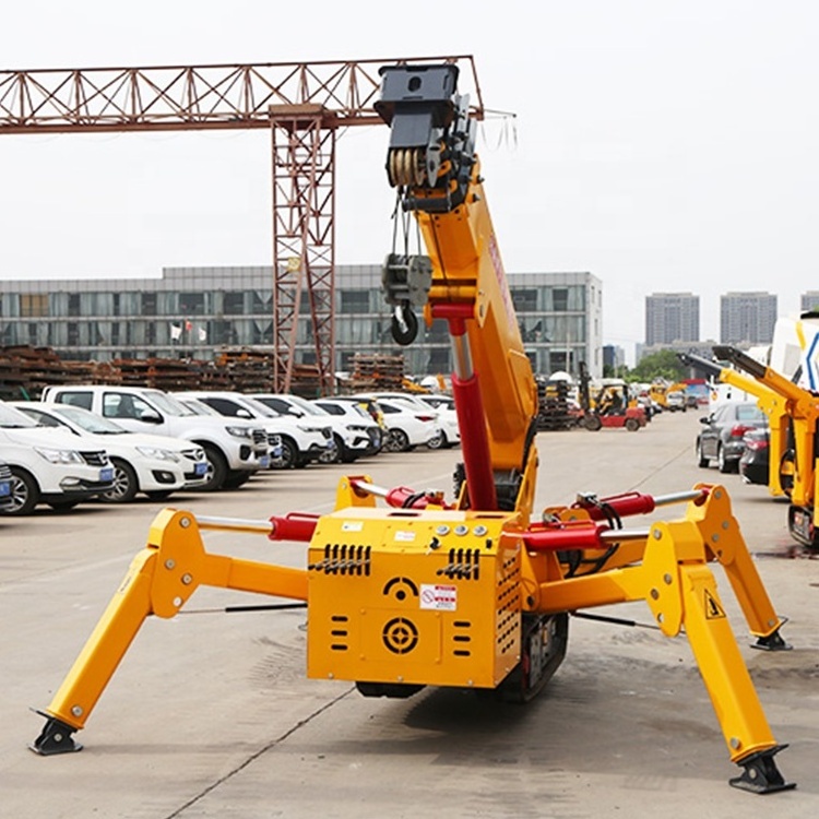 Construction Use 360 Degree Beta Tower Crane Building 3 Ton Boom Lifting Belt Spider Cranes