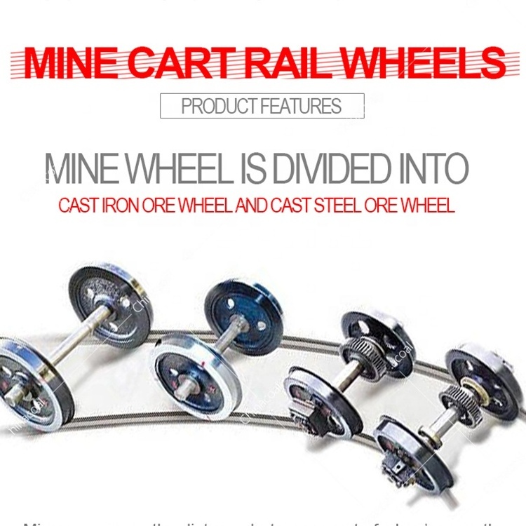 Railway Steel Wheels / Train Wheel / Wheel Set Mining Use Car  Ore Car Wheels Set