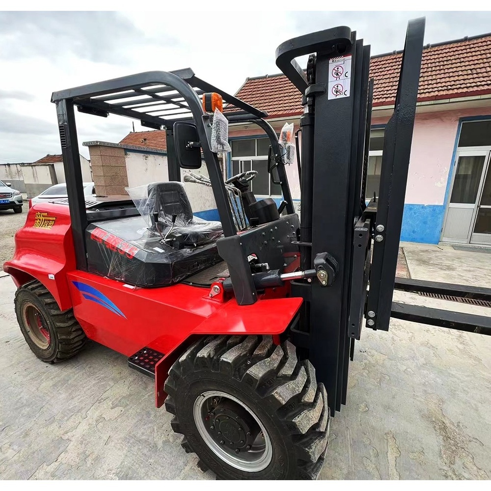 Forklift Powerful Versatile Off-Road Outdoor Equipment For Construction Sites All-Terrain Forklift