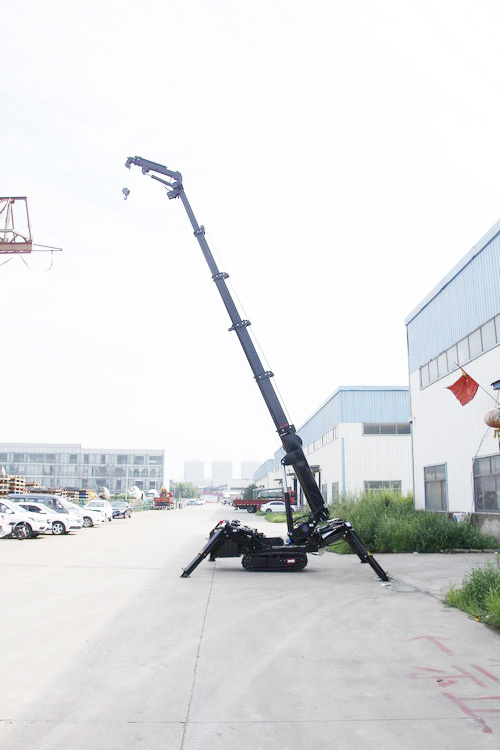 Smart Design Electric Mobile Spider Crane With Long Arm Fly Jib 3 Ton Forklift Lifting Crane 5 Ton Mini Spider Crane