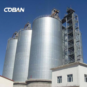 Hot Selling 1000t Spiral Steel Cement Silo for particle like materials bulk cement clinker raw materials fly ash storage