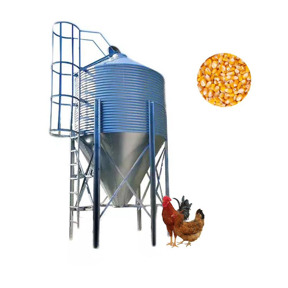 Custom Pig Feed Grain Bins Storage Silo Machine dry grain Storage animal feed silo Hopper Bottom Bins