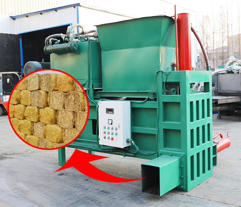 Horizontal hydraulic straw baler peanut straw baler pine straw baler for sale