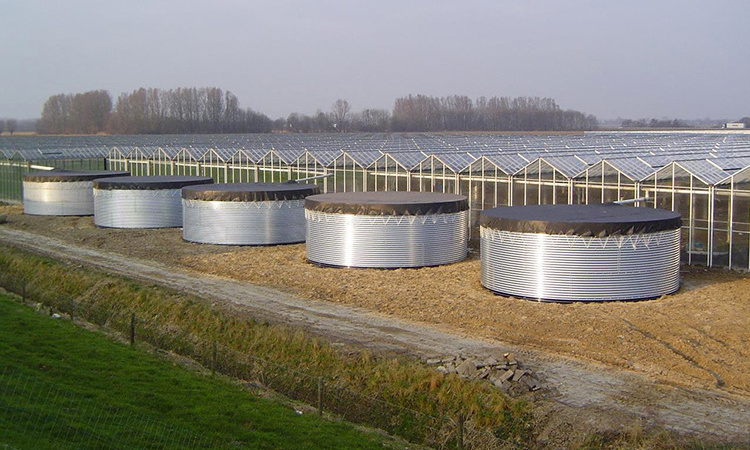 Corrugated Bolted Steel Water Storage Tank Round Hot Dipped Galvanized Rain Water Tank for Farm Commercial Fire