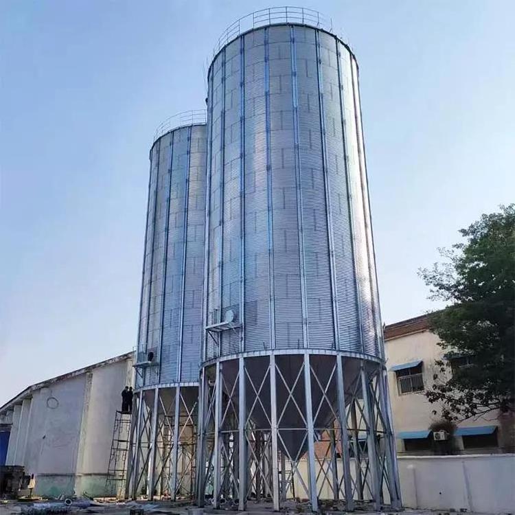 High Capacity Steel Vertical Bean Coffee Bins for Paddy Storage Grain Silo