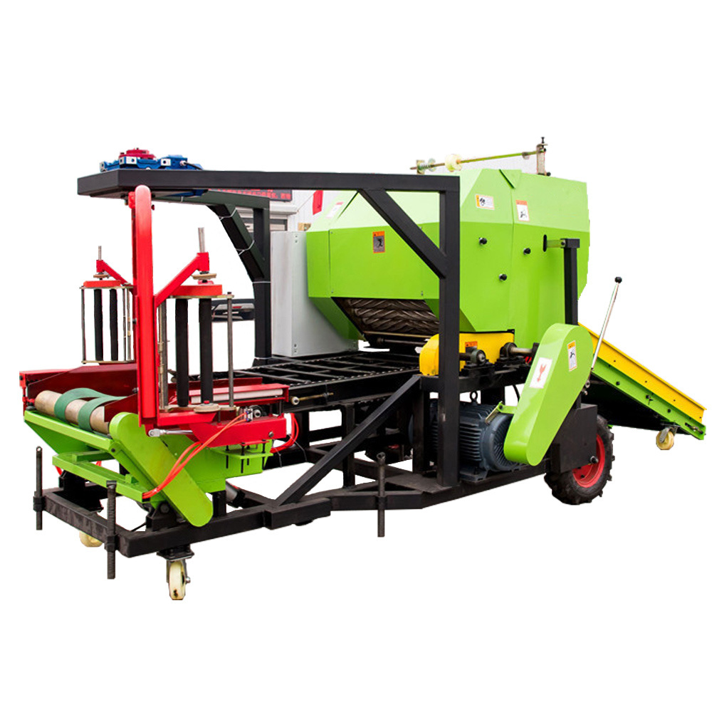 Automatic Maize Corn Silage Packing Machine Hay Baler Machine Grass Baler