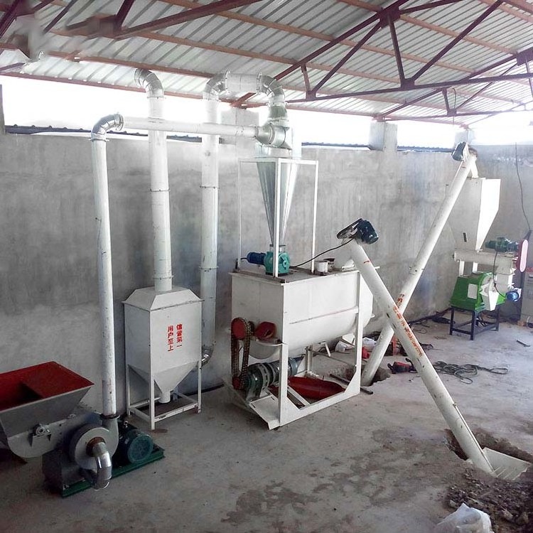 industrial feed line steam conditioner ring die animal pullet horse goat broiler alfalfa grass feed pellet making mill machine