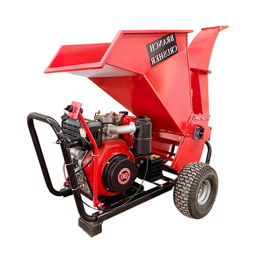 Pto Hydraulic Wood Chipper 4 Cutting Knives with CE Approved