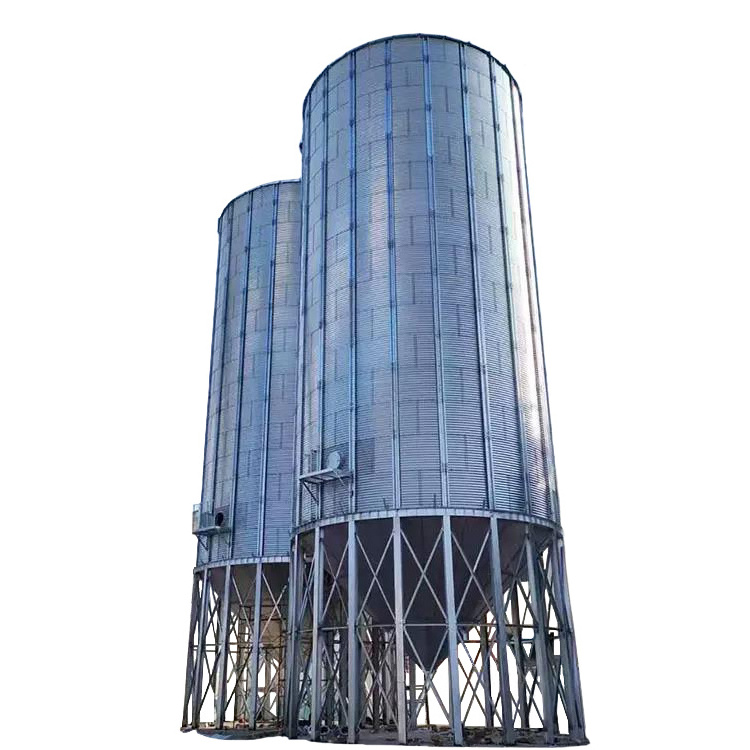 10-10000tons Steel Storage Grain Bins Barley Maize Seed Feed Storage Silo for Sale