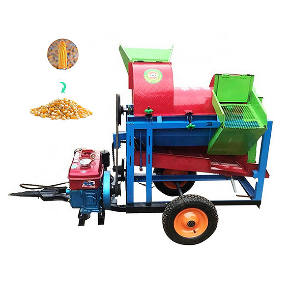 China hot sale gasoline engine corn thresher/maize sheller/corn peeling threshing machine