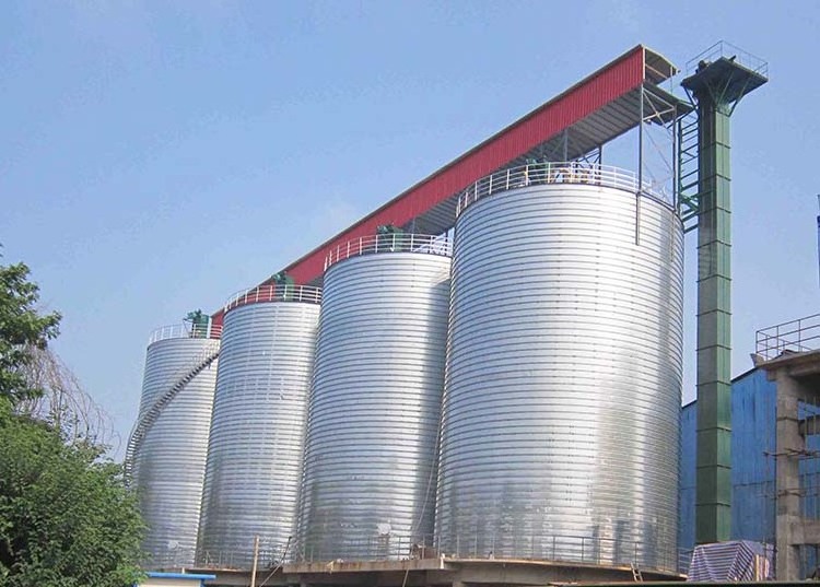 1000Ton 3000Ton 5000Ton Steel Spiral Silo for Environmental protection field municipal sludge organic matter from kitchen waste