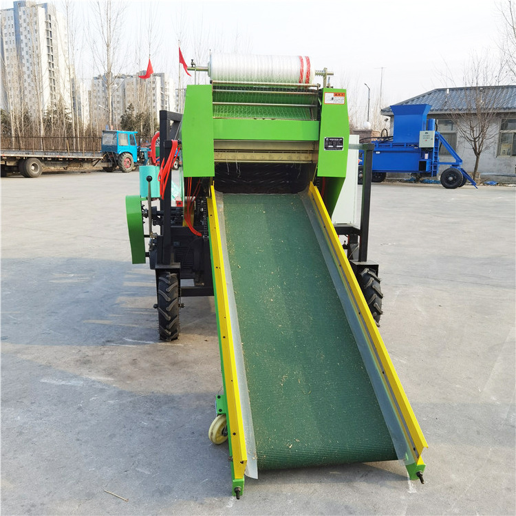 Automatic Maize Corn Silage Packing Machine Hay Baler Machine Grass Baler