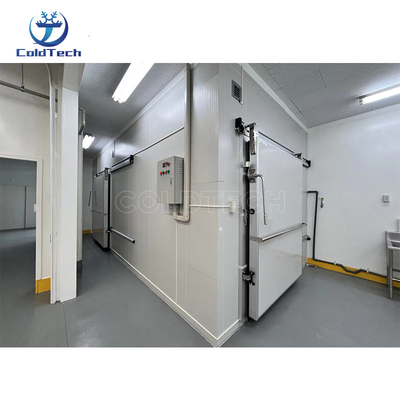 Thermal Insulated PU Panel Manual Sliding Door For Cold Room