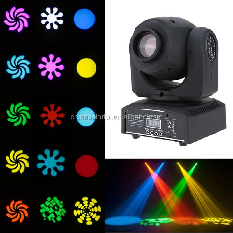 Mini gobo moving head light on sale