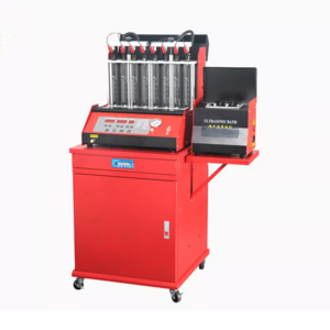 8 cylinders petrol injector ultrasonic cleaner common rail injector tester fuel injector cleaning machine analyzer