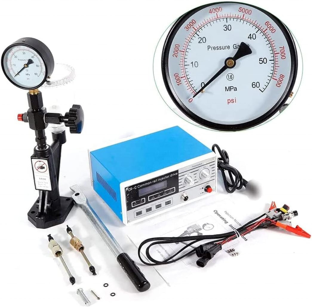 Common Rail Injector Tester CR-C Diesel Nozzle Tester + S60H Fuel Injector Nozzle Tester