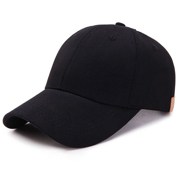 Women's horsetail baseball cap solid color sunshade cap back opening fashion  hat can be customized logo