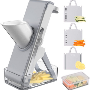 New Arrival High Quality Mandoline Slicer, 4 IN 1 Safe Vegetable Chopper Including Storage Container with Lid