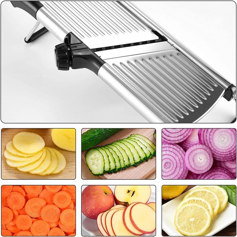 Mandoline Food Slicer Stainless Steel vegetable cutter chopper Fruits Potato Onion Tomato Julienne Cutter