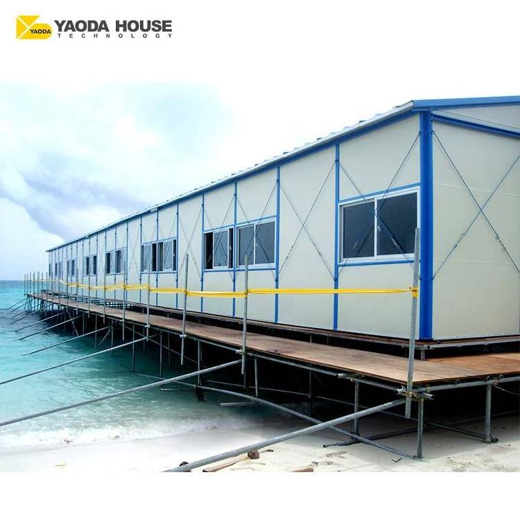 3 modern container bed 2 room 40ft prefab earthquake house staff plafond public toilet portable trailer