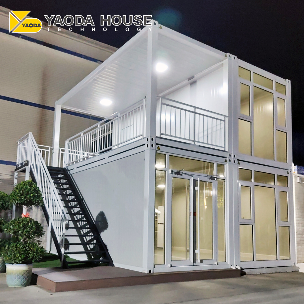 China Prefabricated Homes Container Double Story Shipping Container Homes Foldable Australian Standard