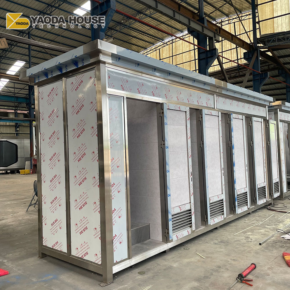 Steel Structure Sandwich Panel Portable Movable Toilet for Sale