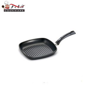 Aluminum Cookware Grill Pan Non-stick Coating Square Fry Pan Black Non Stick Griddle Pan