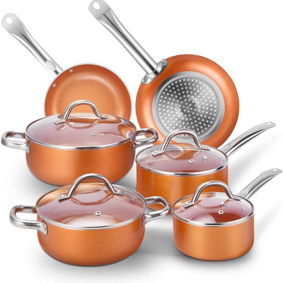 Nonstick cookware set Pan Frying Pan Cooking Pot Saucepan Casserole Kitchen Home Cooking