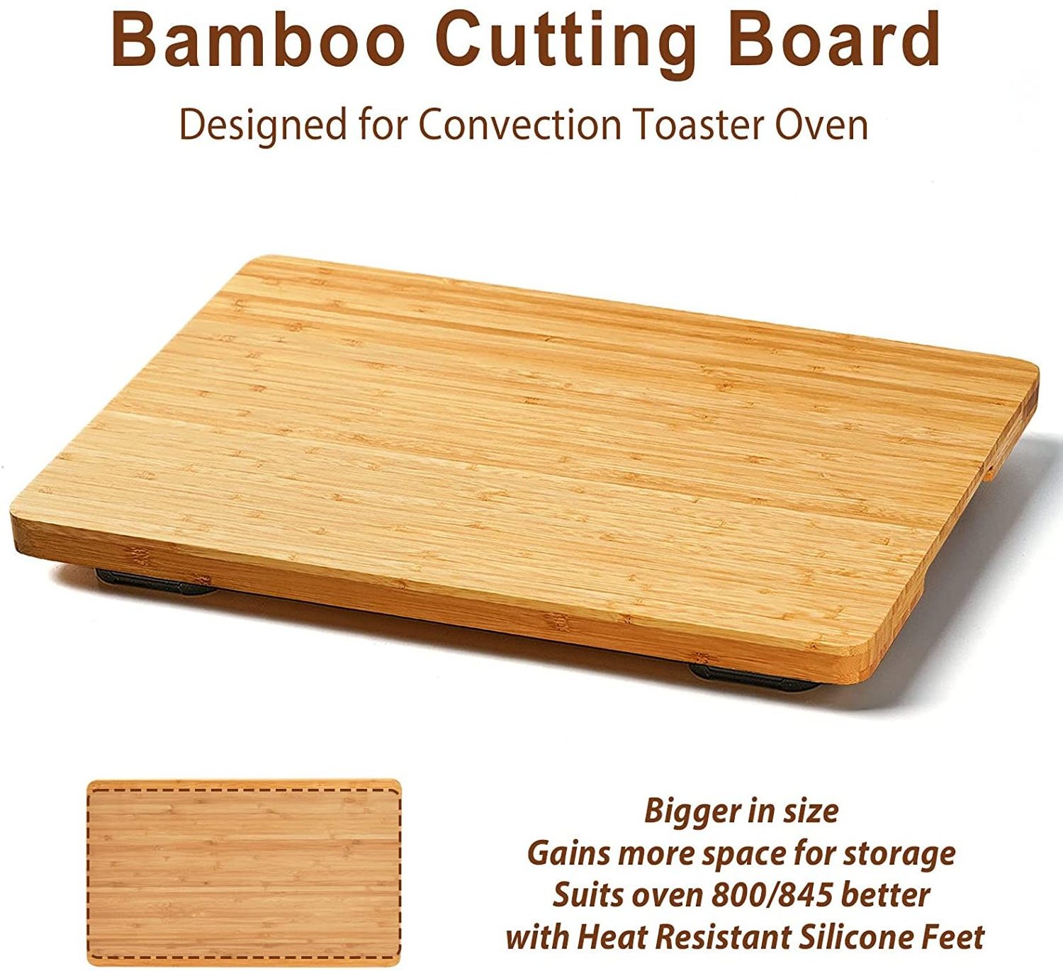 Cutting board for Toaster Smart Oven Pro Air Fryer, Compatible with  with Heat Resistant Silicone Feet