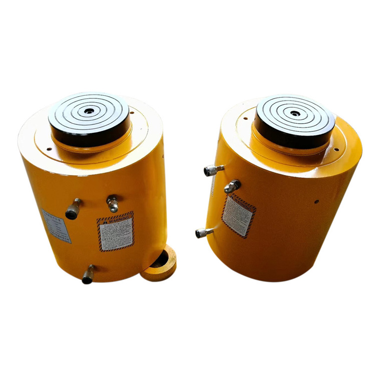 500 Ton Cylinder Double Acting Center Hole Hydraulic Jack