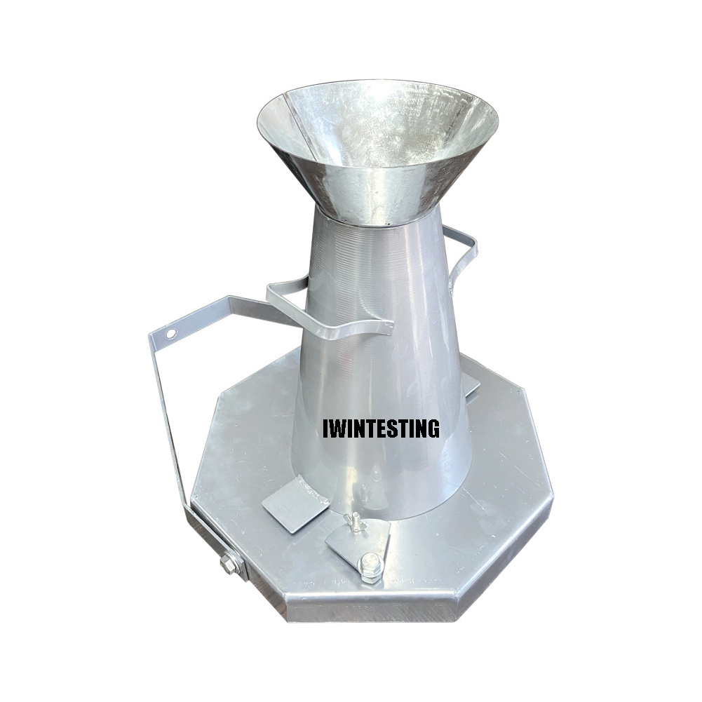 Stainless steel concrete slump cone set with digital altimeter concrete slump flow table for lab equipment prices