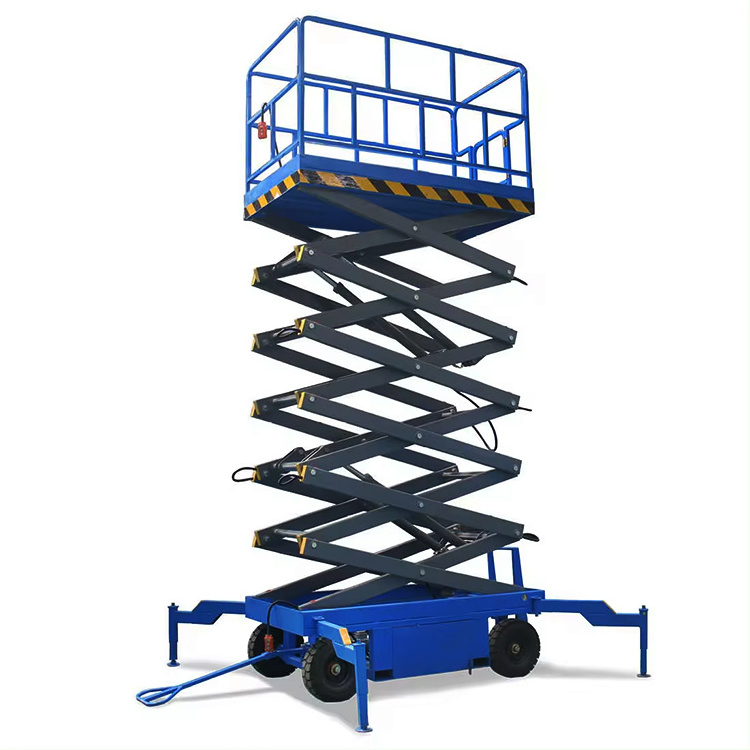 2024 Rough Terrain Self Propelled Track Scissor Lift Mobile Hydraulic Electric Lifting Scaffold Work Platform