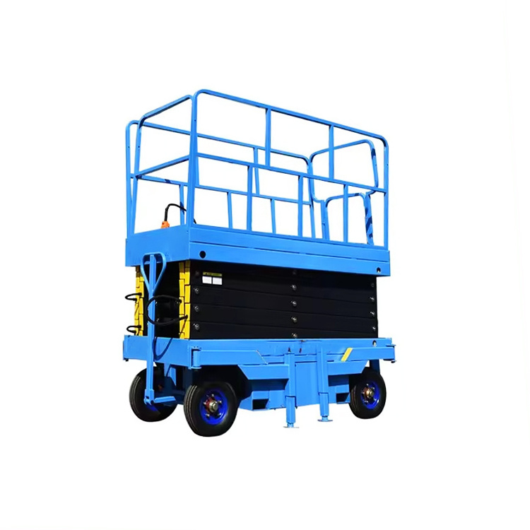 2024 Rough Terrain Self Propelled Track Scissor Lift Mobile Hydraulic Electric Lifting Scaffold Work Platform