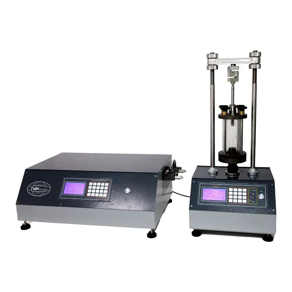 Triaxial Testing Machine Bench Light duty Universal Shear Strain Controlled Soil Triaxial Test Apparatus Price