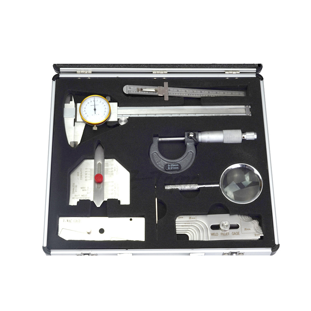 Welding Gauge Tool Kit With Brief Case Type Taper Gage HI-LO Test