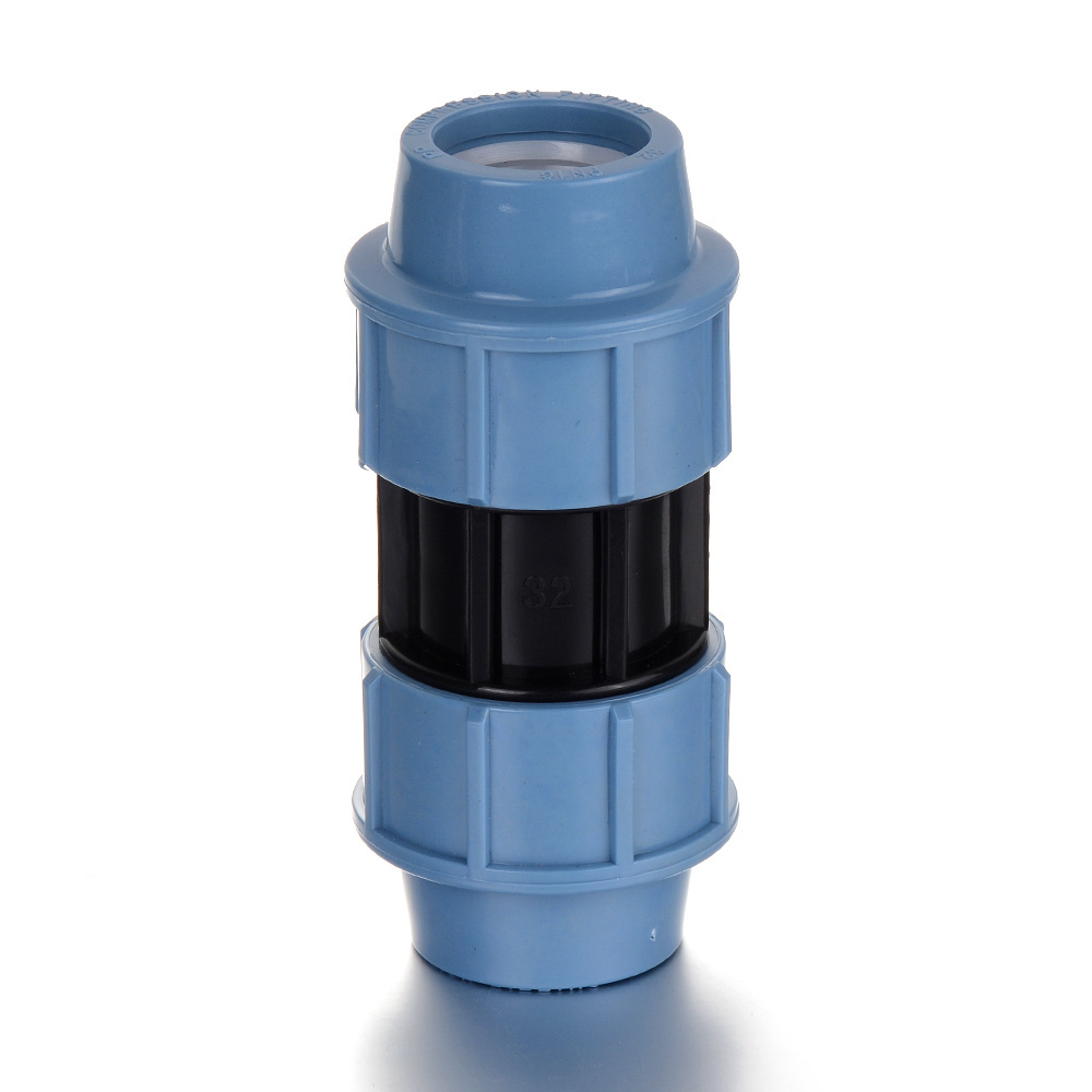 DIN Standard PP compression fittings pn16 pipe coupling joint