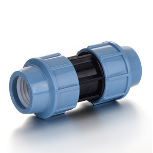 DIN Standard PP compression fittings pn16 pipe coupling joint