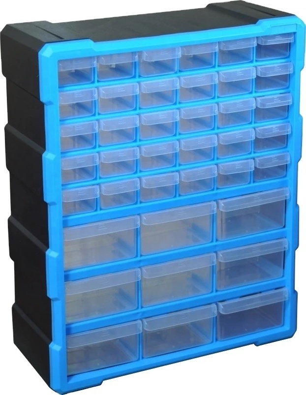 QS Wholesale High Quality Storage Plastic Drawer Bins plastic spare parts Warehouse Large Small Bins for Sale Stacking Storage